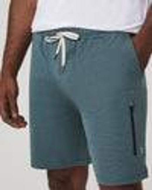 Men's Sunday Performance Short 8" | Blue Sea Heather | Vuori