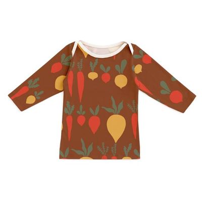 Long-Sleeve Lap Tee - Root Vegetables Chestnut