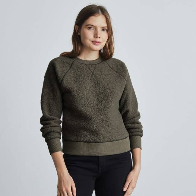 The ReNew Fleece Raglan Sweatshirt | Kalamata