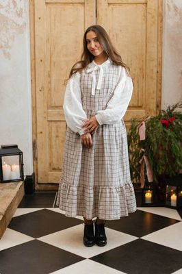 Ivy – Adjustable Tie Linen Dress