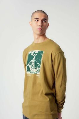 HAKON VOLCANO  -  Organic Cotton Tee Olive