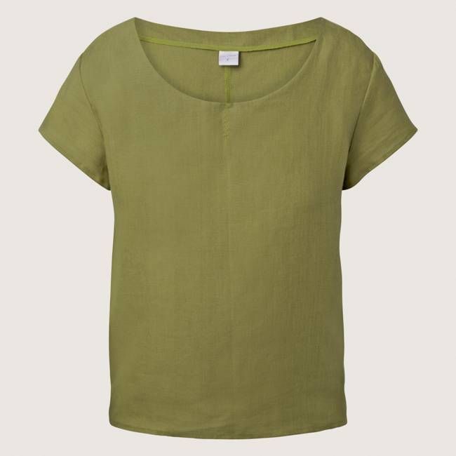 Sommer-Shirt Coube aus Hanf schilf (grün)