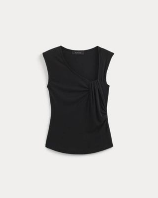Asymmetrical Top in Butterluxe | Black