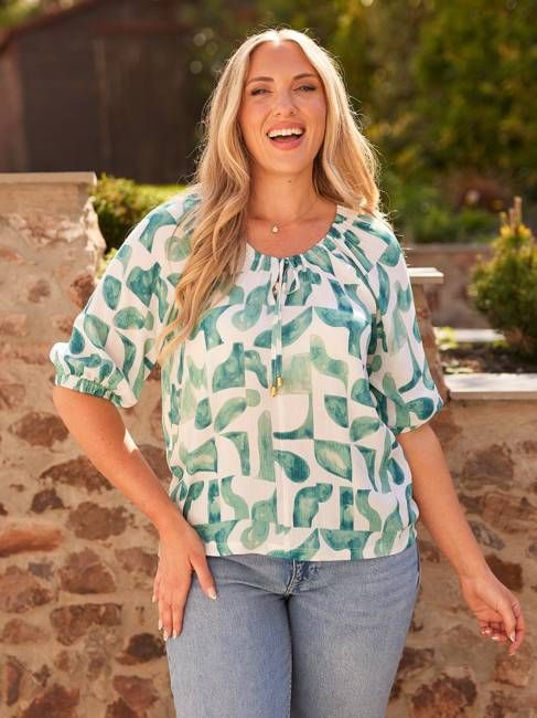 Lottie Blouson Top - Sample