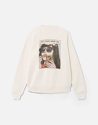 Classic Crewneck Not Yours - Vintage White