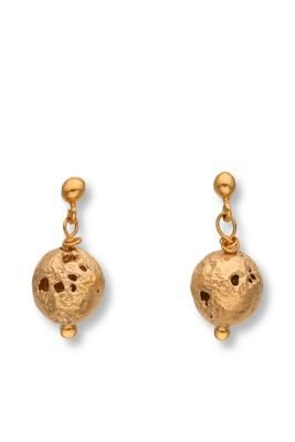 Imperfect Ball Earrings Gold