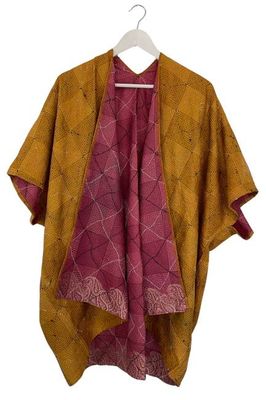 Vintage Silk Trudi Poncho No.67 Jodhpur Edit