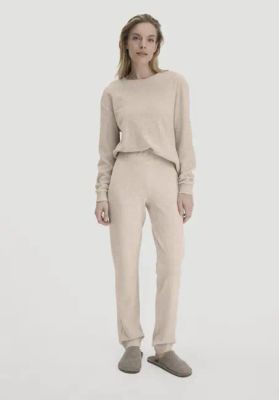 Terry cloth lounge pants PURE COTTON made from pure organic cotton