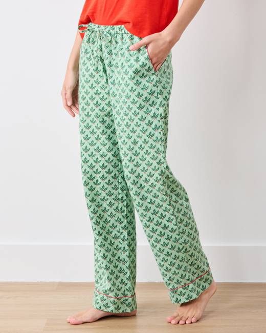 Holly Berry - PJ Pants - Sage