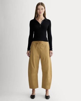 The Easy Barrel Pant | Oak Brown