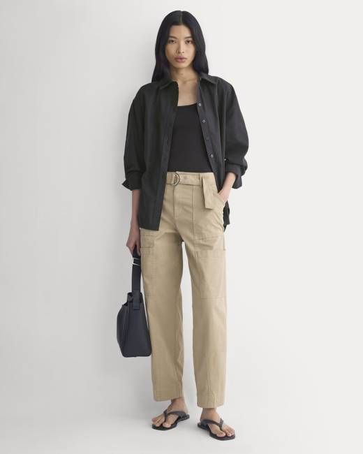 Utility Straight-Leg Cargo Pant | Trench Coat Khaki