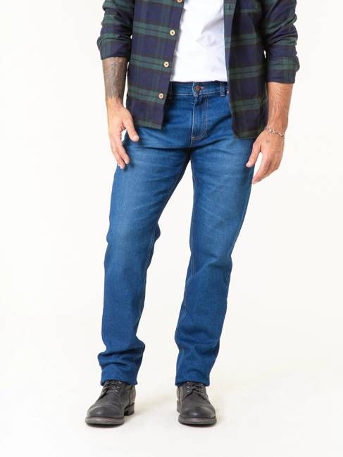 MEN'S STRAIGHT-LEG JEANS RAY MID BLUE