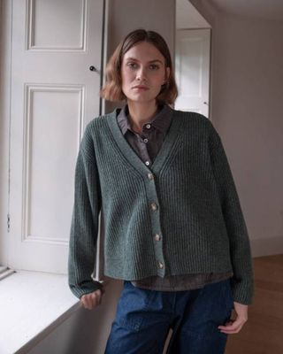 Amita Ribbed Cardigan