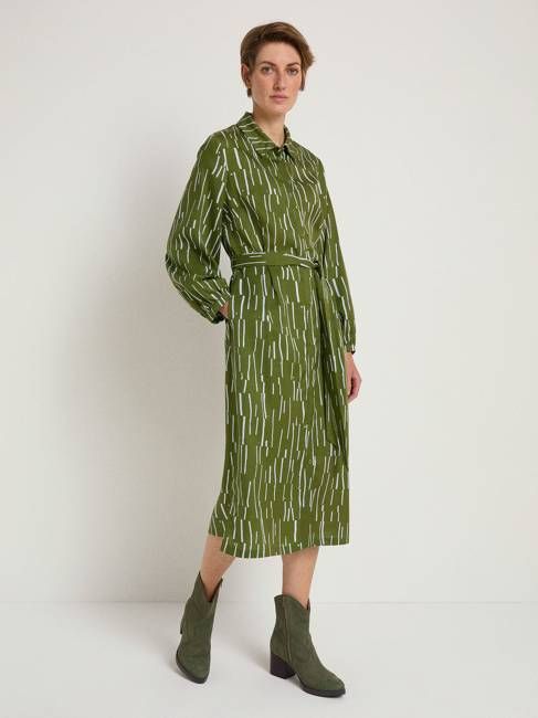 Midi Dress Print Irregular