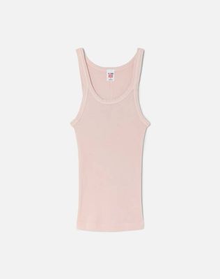 Hanes Ribbed Tank - Peony