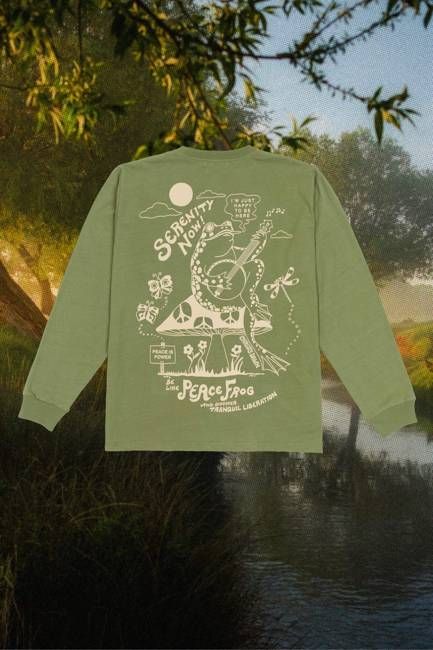Regenerative Long Sleeve Tee | Peace Frog