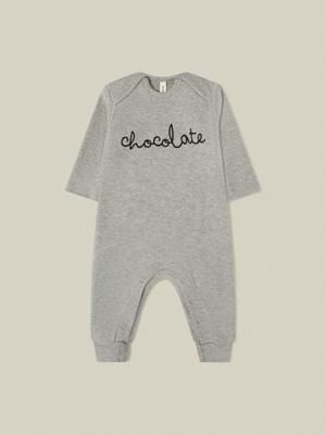 Grey Melange CHOCOLATE Playsuit