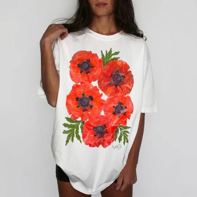 Pressed Poppies T-Shirt (Unisex)