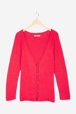Strickcardigan in red for Women
