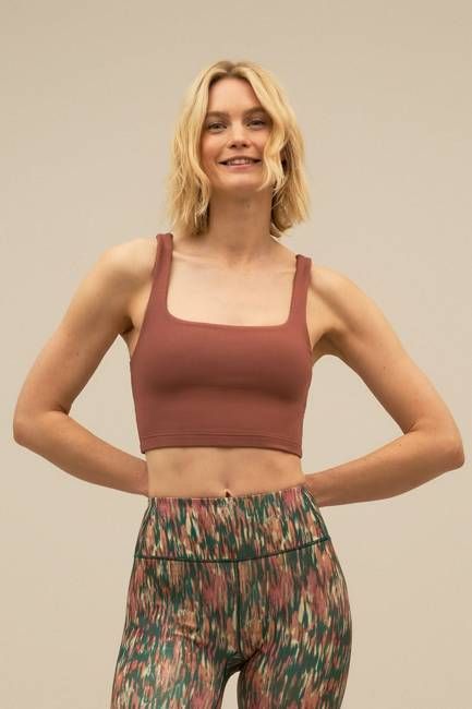 Mallea Twist Back Crop Top