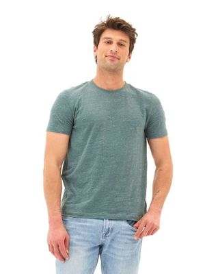 Soloman Slub Linen Short Sleeve Crew Tee