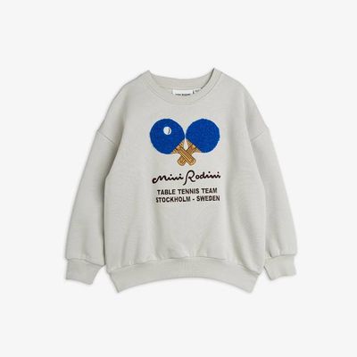 Tischtennis-Sweatshirt aus Chenille