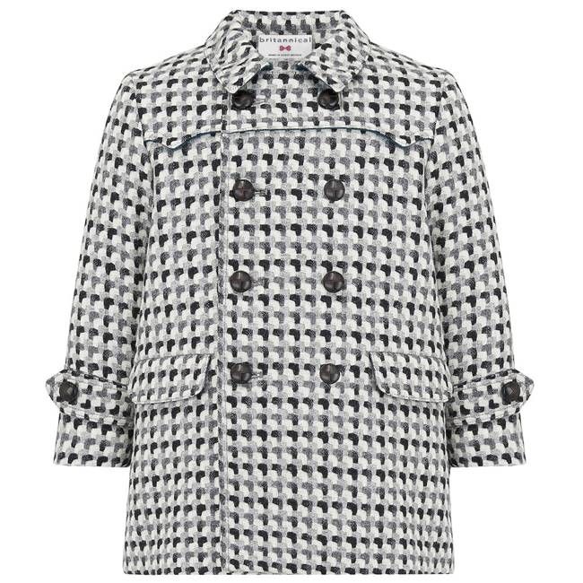 Marylebone Boys Pea Coat - Baker Street
