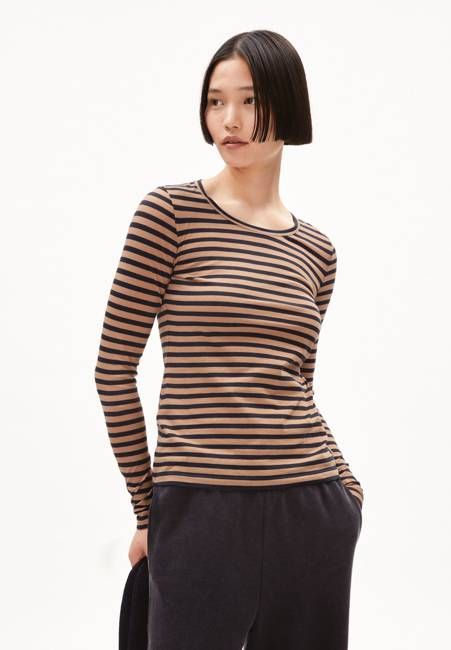 ENRICCAA STRIPES| cinnamon dust-night sky