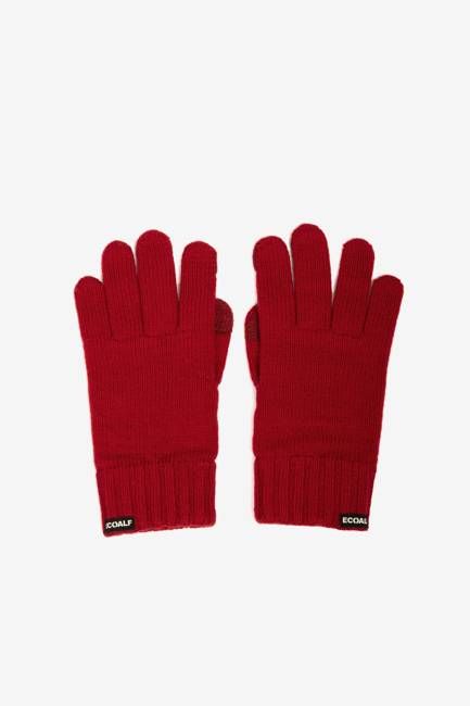 RED WOOL GLOVES