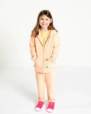 Kids' Organic Cotton Pink Hoodie