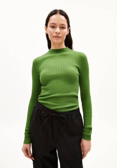 ALAANIA KNIT SWEATER | ivy green