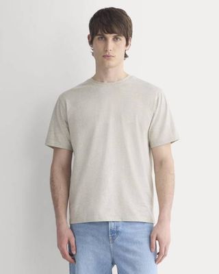 Archive Standard-Fit Cotton Crew | Heathered Oatmeal