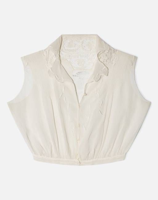 Vintage Edwardian Era Cotton Top - #1524