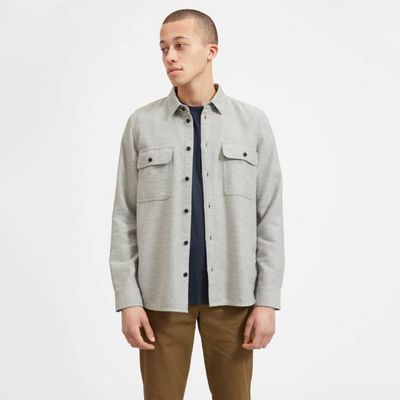 The Heavyweight Overshirt | Uniform |  Heathered Grey