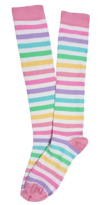 NEW! Pastel Stripe Organic Knee Socks - ADULT Sizes