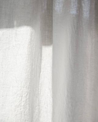 Mid-weight Curtains in white, tab top