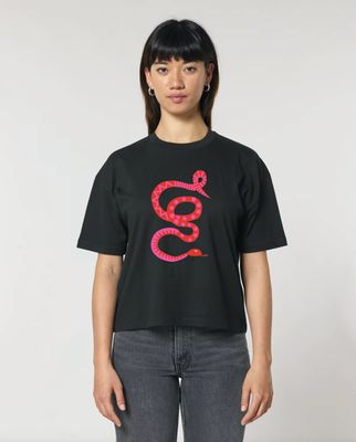 Miss Pompom Snake T-Shirt