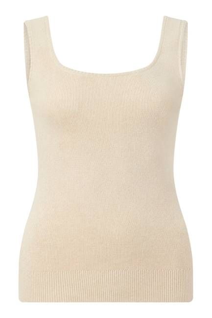 YANA - Organic Cotton Vest - Sand