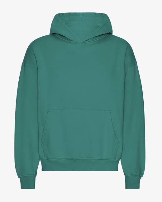 Organic Oversized Hood - Pine Green