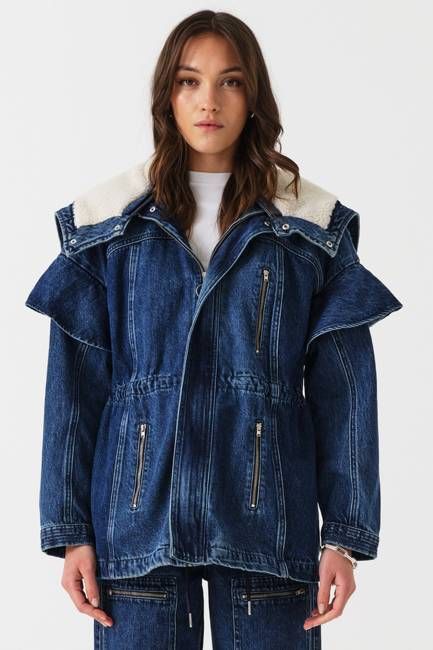 Finn Denim Jacket Two Tone in Phoenix