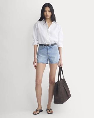 Classic Jean Short | Light Indigo