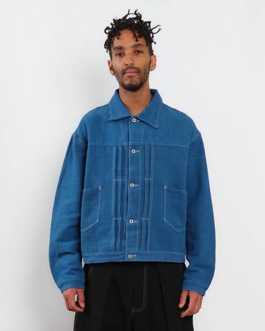 Sundae Jacket - Indigo Handloom