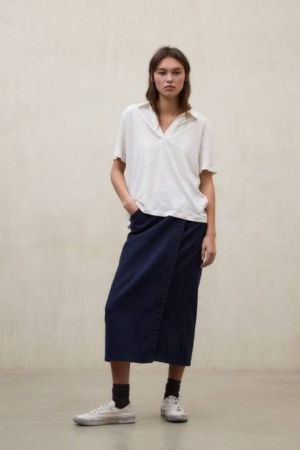 NAVY BLUE EMI SKIRT