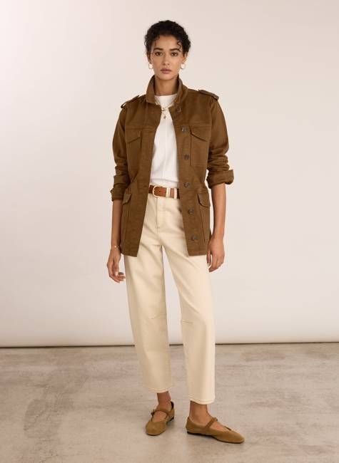 Nixi Organic Cotton Stretch Denim Barrel Jeans