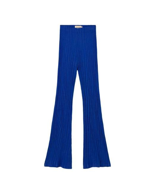 Blue comfy knit Ecovero Naia pants