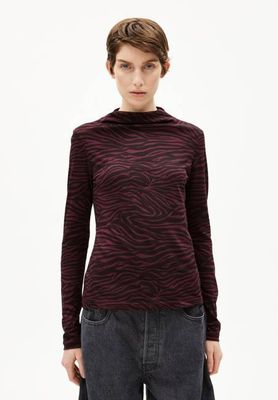 CALUNAA ZEBRARAA| dark cranberry