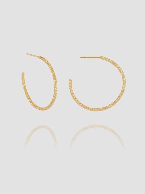 Rachel Jackson Oversized Sun Huggie Hoop Earrings