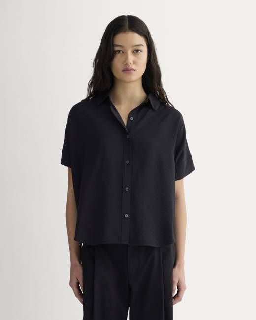 The Square Shirt in SoftLuxe | Black