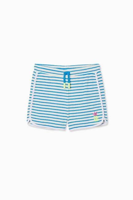 Pineapple Stripe Terry Short - FINAL SALE