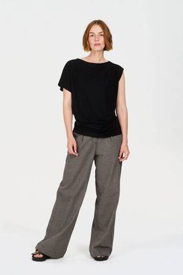 LOLA Organic Cotton Trouser - check